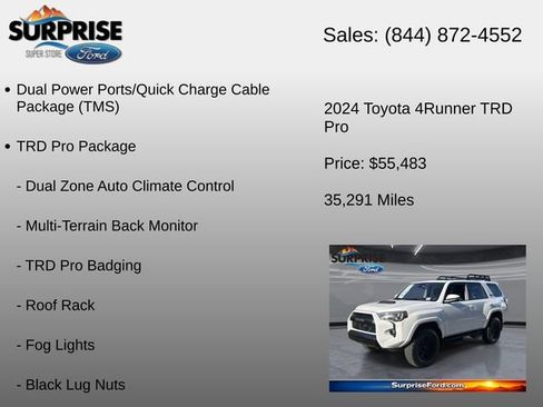 Used 2024 Toyota 4Runner TRD Pro AWD/4WD image 6