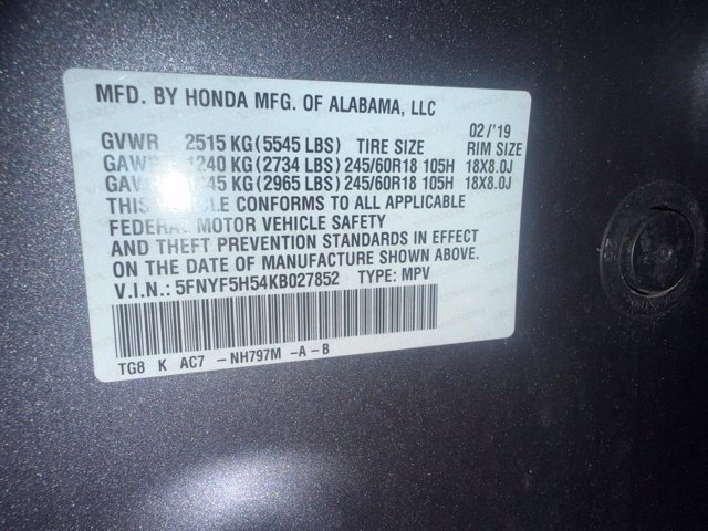 Used 2019 Honda Pilot EX-L image 2