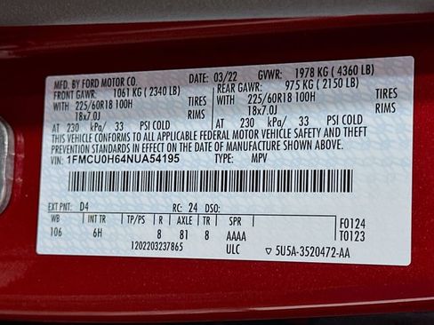 Used 2022 Ford Escape SEL FWD image 27