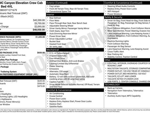 New 2026 GMC Canyon Elevation w/ Convenience Package AWD/4WD image 41