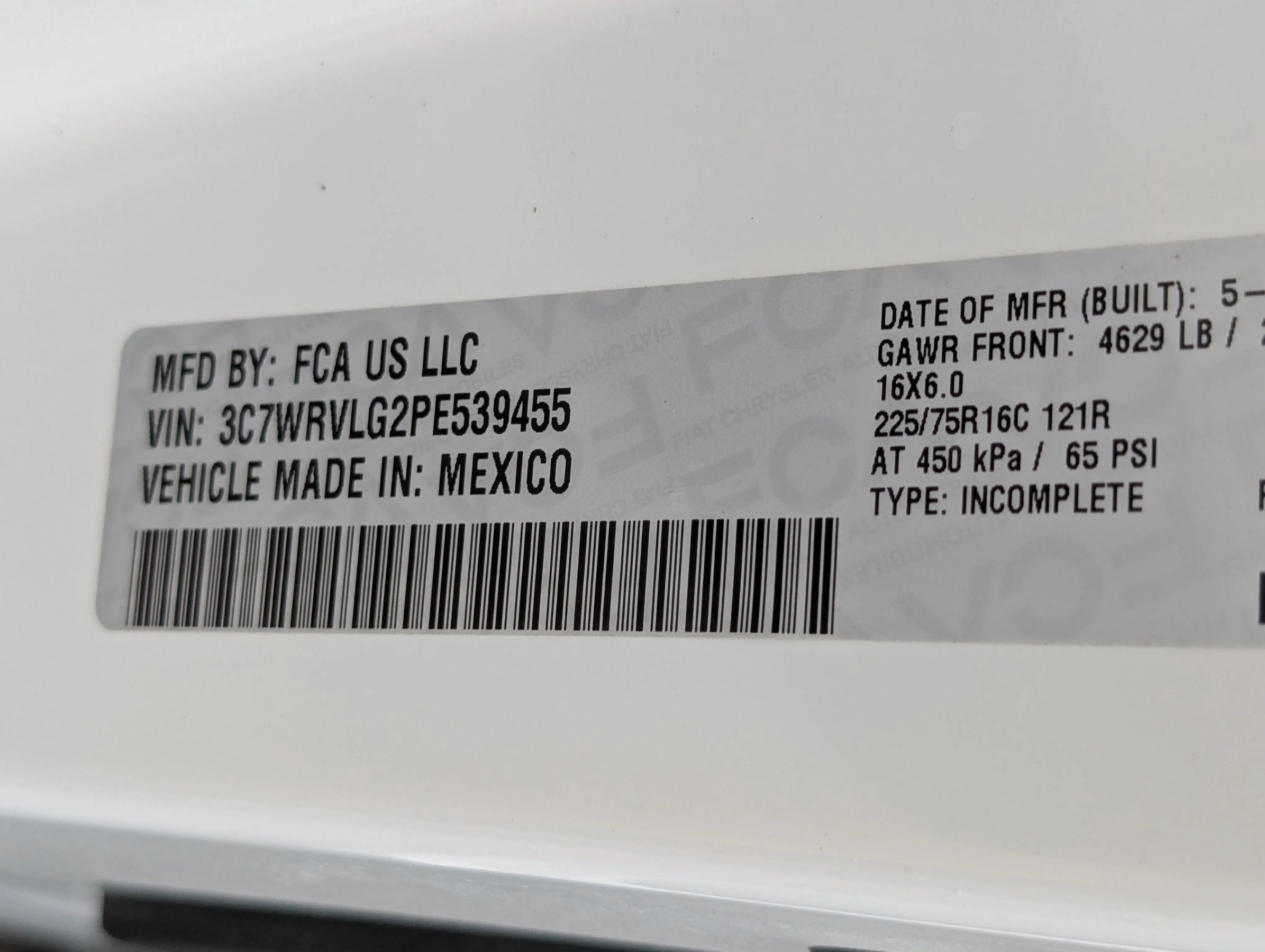 Used 2023 RAM ProMaster 3500 w/ Premium Appearance Group FWD image 5
