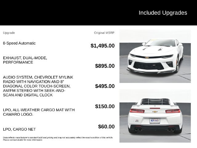 Used 2017 Chevrolet Camaro SS RWD image 9