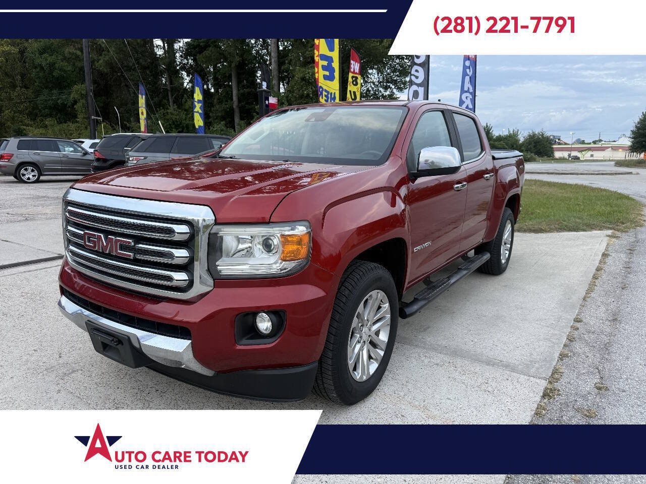 Used 2016 GMC Canyon SLT w/ Driver Alert Package AWD/4WD image 1