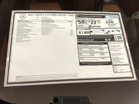Used 2025 Mercedes-Benz E 53 AMG e 4MATIC Sedan image 19