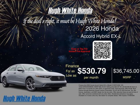 New 2026 Honda Accord EX-L image 7