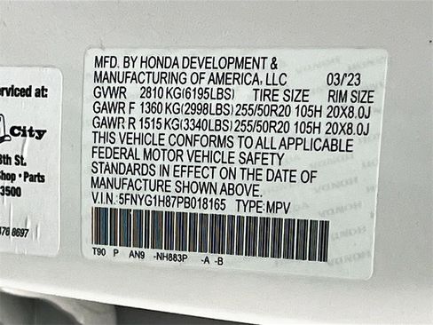 Used 2023 Honda Pilot Elite image 35