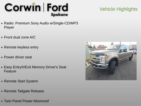 Used 2018 Ford F350 Lariat w/ Lariat Ultimate Package AWD/4WD image 6
