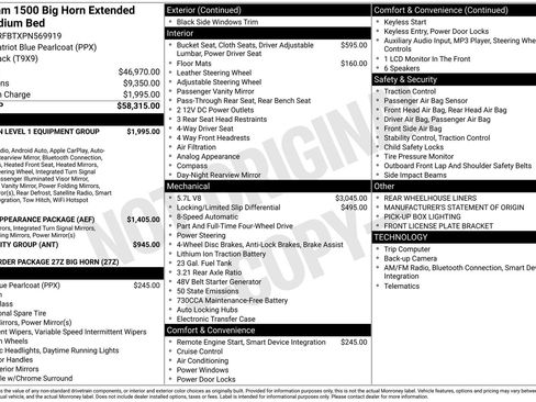 Certified 2023 RAM 1500 Big Horn AWD/4WD image 38