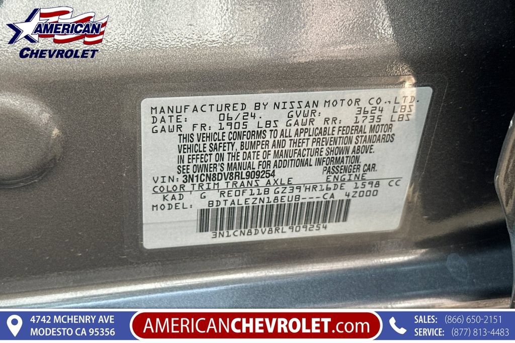 Used 2024 Nissan Versa S FWD image 38