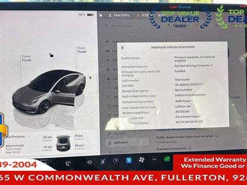 Used 2018 Tesla Model 3 Long Range RWD image 3