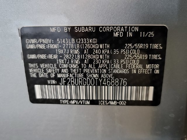 New 2026 Subaru Outback Limited XT w/ Premium/Limited Package AWD/4WD image 32