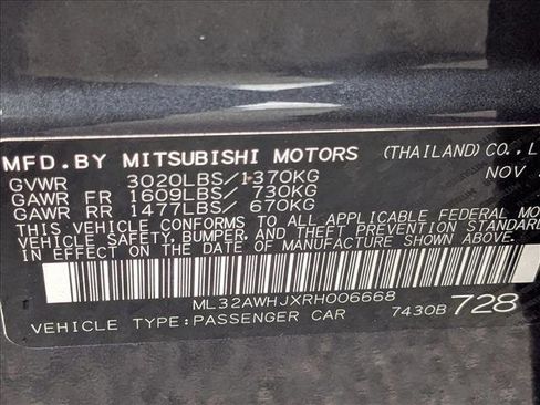 Used 2024 Mitsubishi Mirage Black Edition image 23