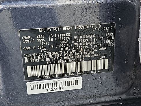 Used 2017 Subaru Outback 2.5i image 14