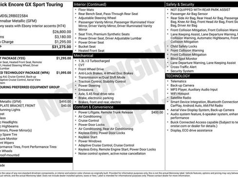 Used 2024 Buick Encore GX Sport Touring w/ Comfort Package FWD image 2