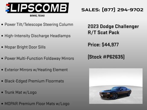 Used 2023 Dodge Challenger R/T Scat Pack w/ Plus Package image 18