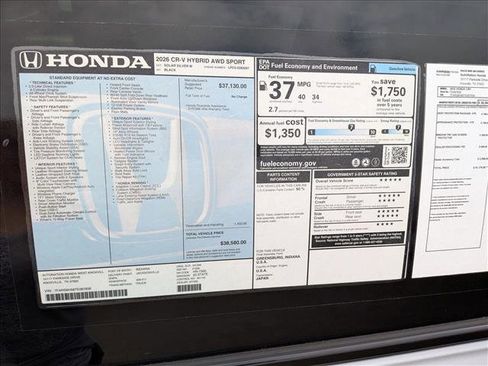 New 2026 Honda CR-V Sport image 17