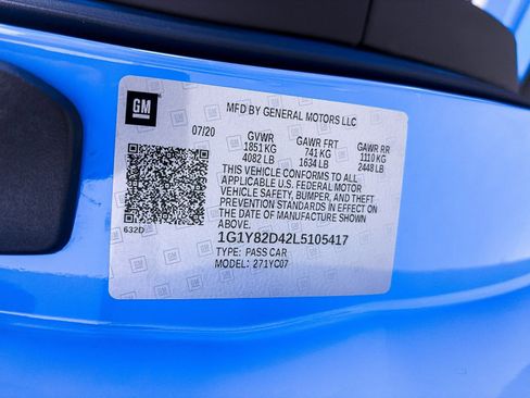 Used 2020 Chevrolet Corvette Stingray Premium Cpe w/ 3LT Preferred Equipment Group image 57