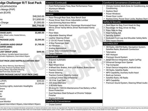Used 2023 Dodge Challenger R/T Scat Pack w/ Plus Package RWD image 8