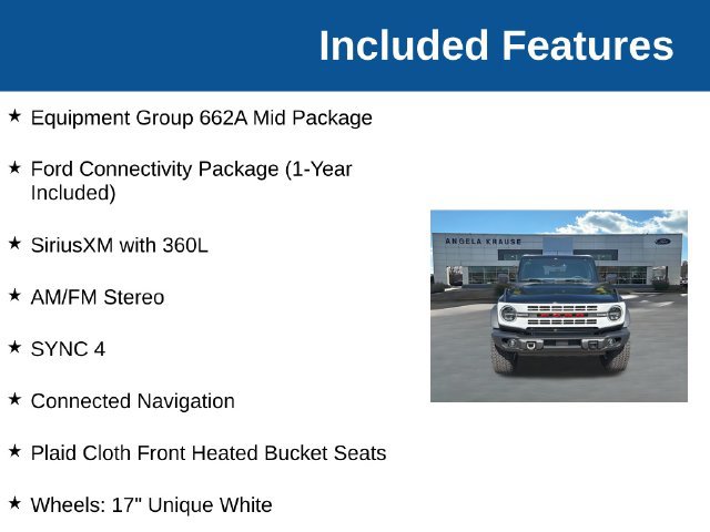 New 2026 Ford Bronco Heritage Edition AWD/4WD image 4