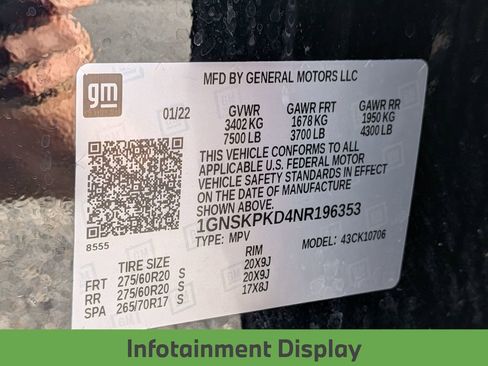 Used 2022 Chevrolet Tahoe Z71 w/ Max Trailering Package image 36