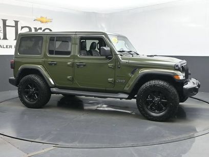 Used 2021 Jeep Wrangler Unlimited Sahara w/ Uconnect 4C Nav & Sound Group