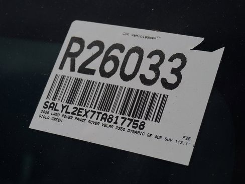 Used 2026 Land Rover Range Rover Velar Dynamic SE image 31