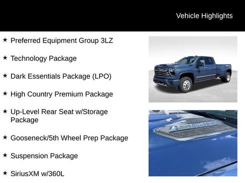 Certified 2024 Chevrolet Silverado 3500 High Country w/ High Country Premium Package AWD/4WD image 8