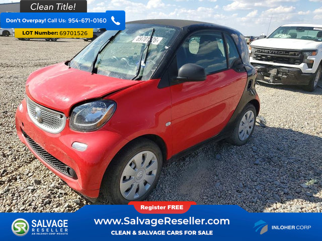 Used 2017 smart fortwo Coupe RWD image 1