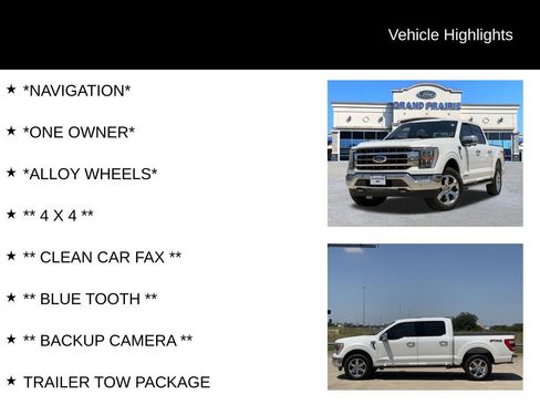 Used 2023 Ford F150 Lariat w/ Trailer Tow Package AWD/4WD image 4