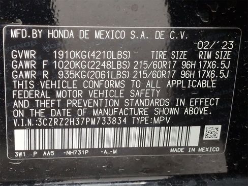 Used 2023 Honda HR-V LX image 35