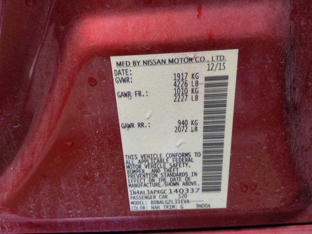 Used 2016 Nissan Altima 2.5 S w/ Power Driver Seat Package FWD image 29