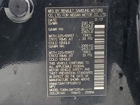 Used 2018 Nissan Rogue SV image 33