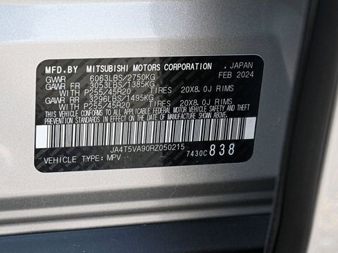 New 2024 Mitsubishi Outlander SE image 13