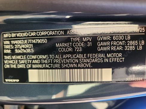 Certified 2026 Volvo XC90 B6 Plus w/ Protection Package AWD/4WD image 25