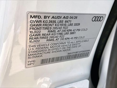 New 2026 Audi Q8 Prestige AWD/4WD image 20