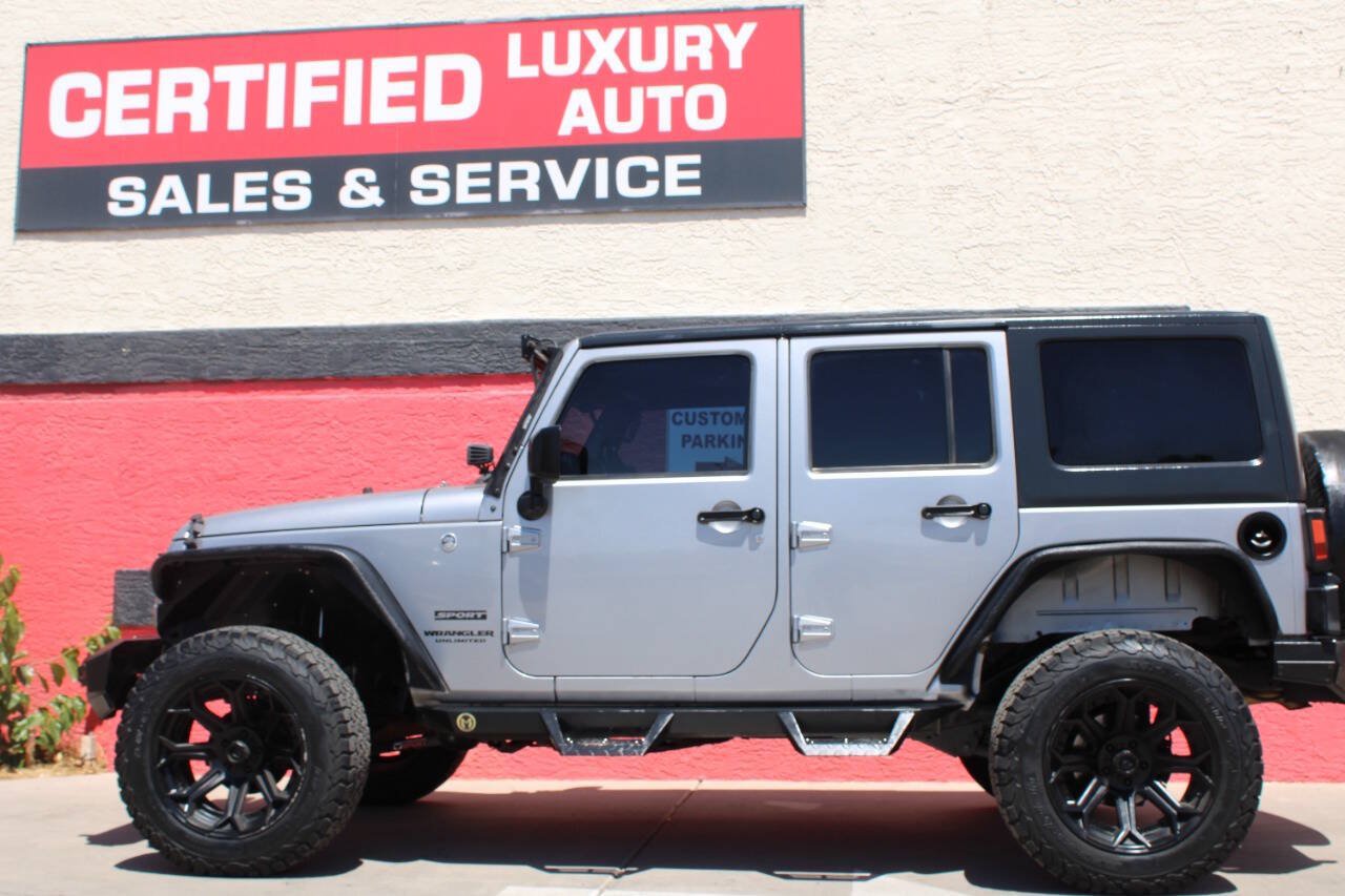 Used 2016 Jeep Wrangler Unlimited Sport w/ Quick Order Package 24S AWD/4WD image 3