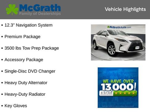 Used 2017 Lexus RX 350 AWD w/ Premium Package image 6