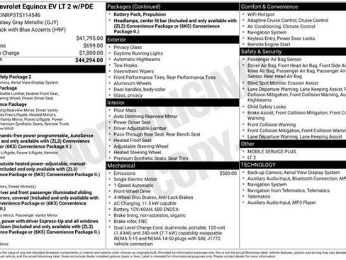 Certified 2026 Chevrolet Equinox EV LT FWD image 32