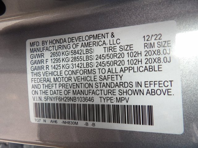 Used 2022 Honda Pilot Special Edition image 34