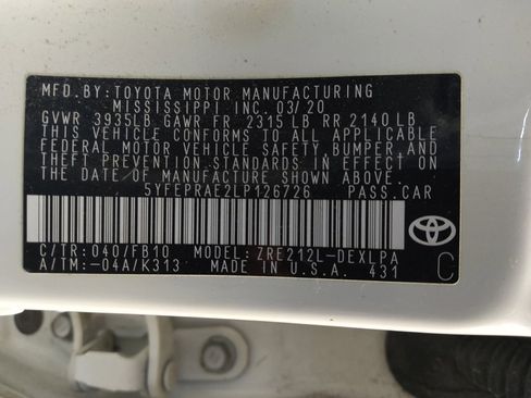 Used 2020 Toyota Corolla LE FWD image 33