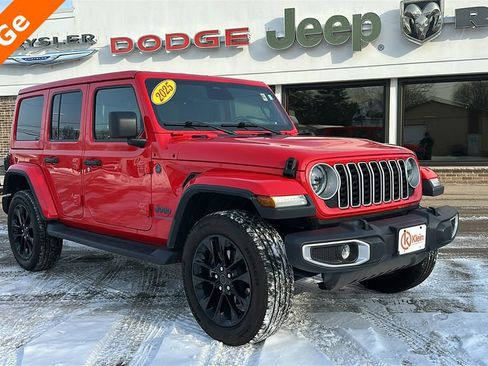 Used 2025 Jeep Wrangler Sahara 4xe image 1