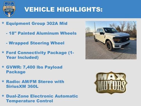 New 2026 Ford F150 XLT w/ Equipment Group 302A MID AWD/4WD image 17