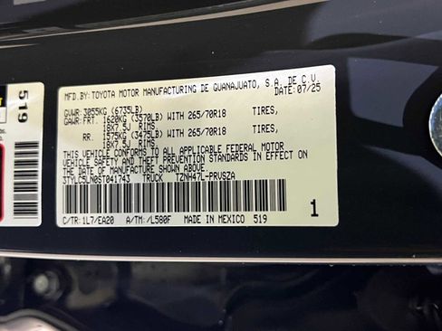 New 2025 Toyota Tacoma TRD Off-Road image 30