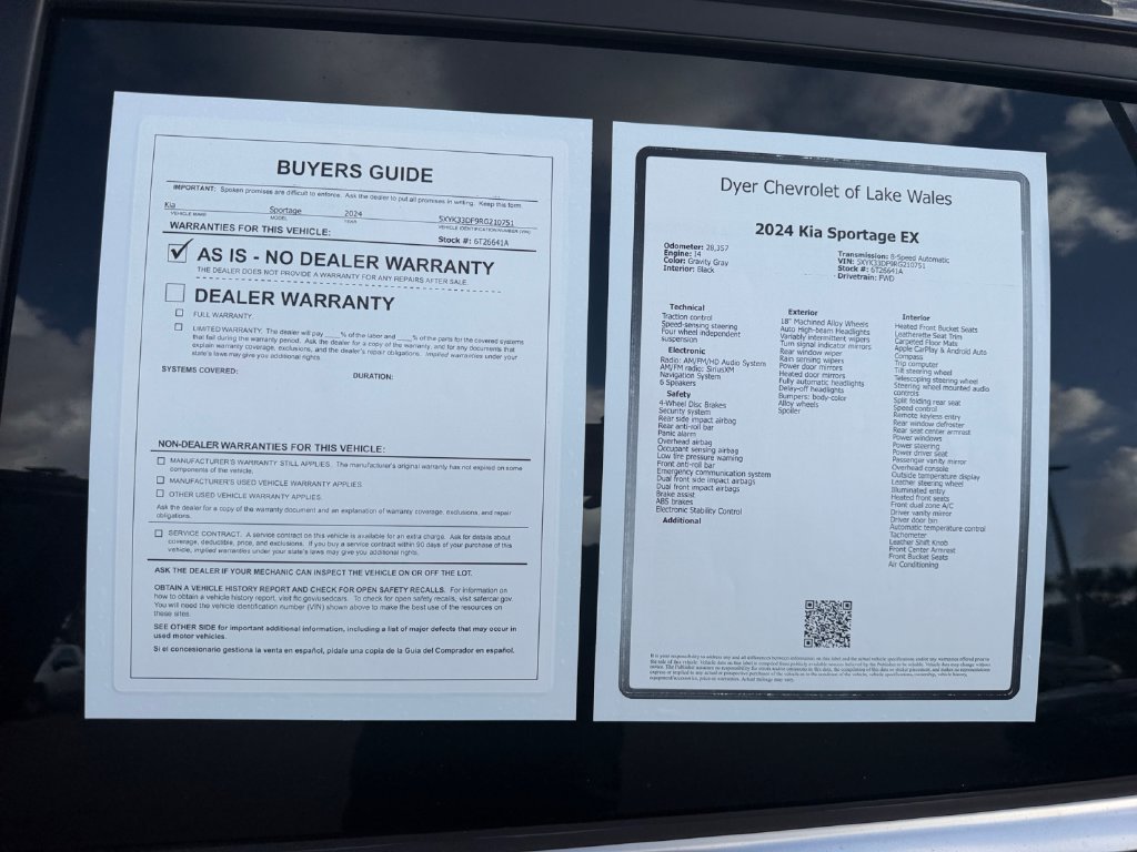 Certified 2024 Kia Sportage EX FWD image 21