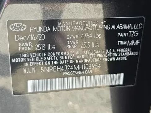 Used 2021 Hyundai Sonata Limited FWD image 63