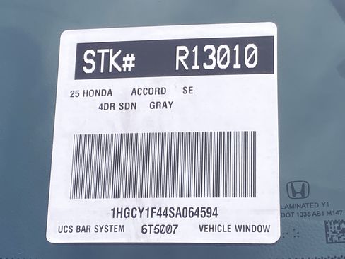 Certified 2025 Honda Accord SE image 31