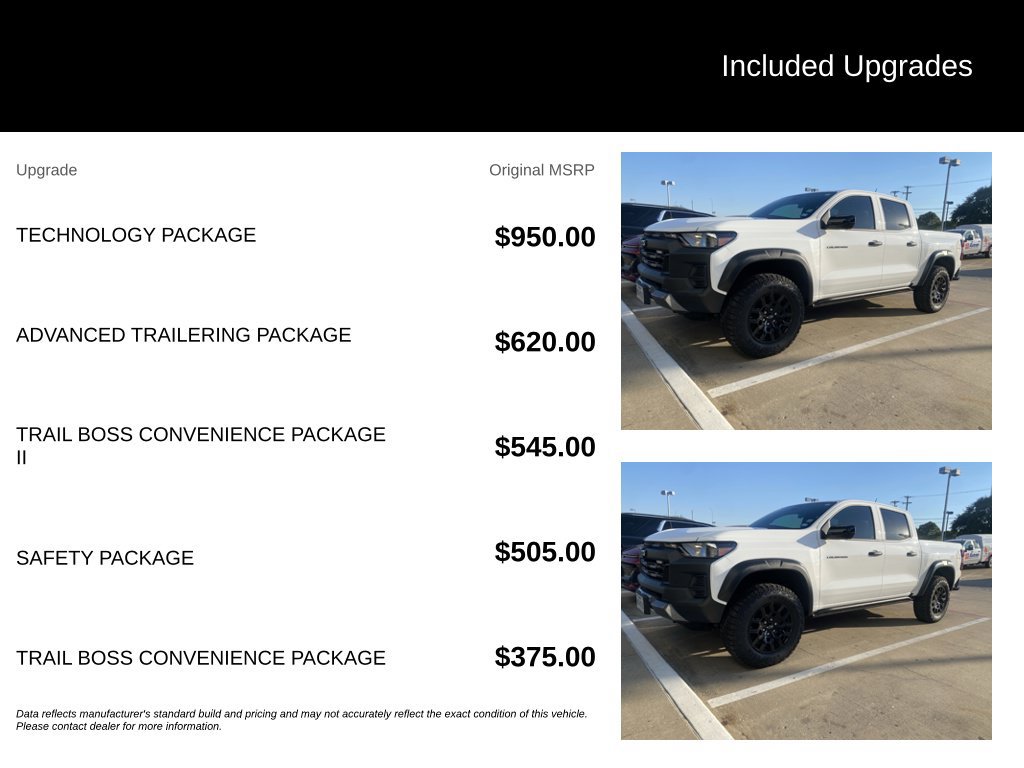 Used 2024 Chevrolet Colorado Trail Boss w/ Technology Package AWD/4WD image 5