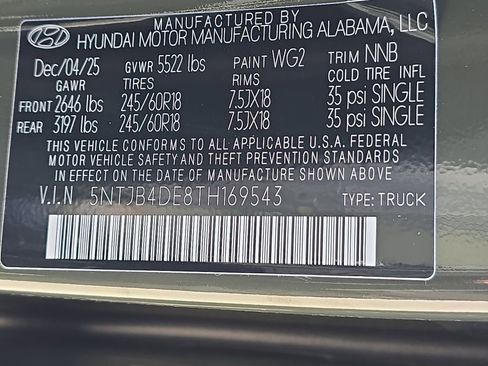 New 2026 Hyundai Santa Cruz SEL image 32