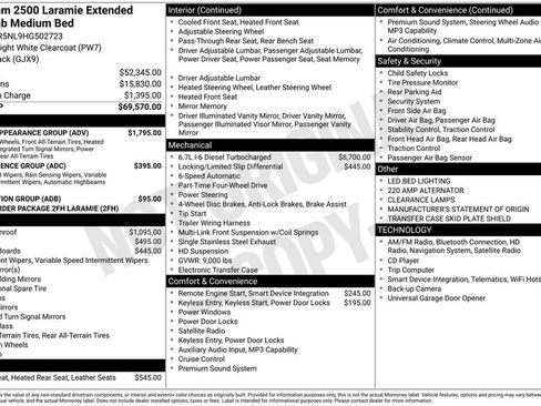 Certified 2017 RAM 2500 Laramie w/ Sport Appearance Group image 11