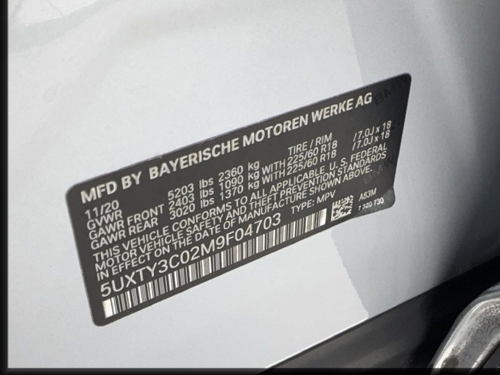 Used 2021 BMW X3 sDrive30i w/ Convenience Package RWD image 58